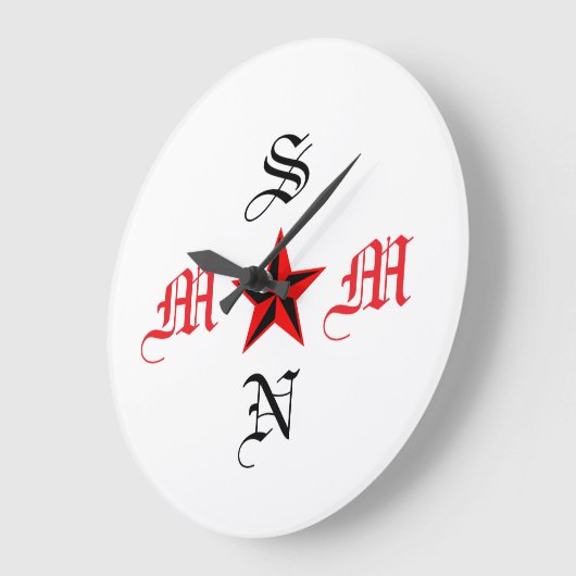 MOM & SON grote wandklok (Hoek)