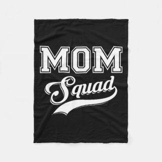 Mom squad funny mother  fleece deken
