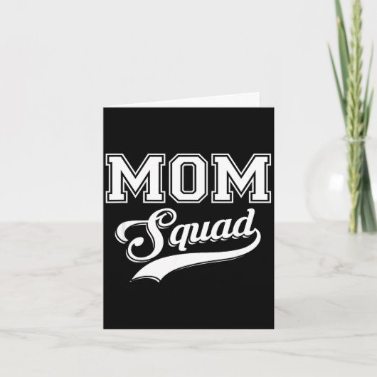 Mom squad funny mother  kaart (Voorkant)