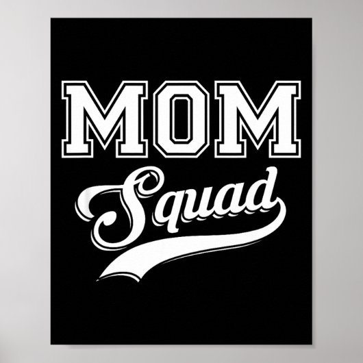 Mom squad funny mother  poster (Voorkant)