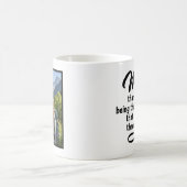 Mom Steady Hand Guided Me Brush Script 1 Photo Koffiemok (Center)