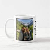 Mom Steady Hand Guided Me Brush Script 2 Photo Koffiemok (Links)