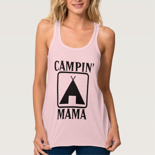 MOM TENT CAMPING T-Shirts (Voorkant)
