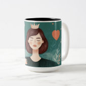 Mom, the original Boss Tweekleurige Koffiemok (Voorkant rechts)