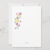 Mom-to-be Baby shower-uitnodiging Kaart (Achterkant)