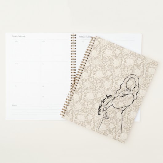 Mom-to-be Faux Lace Planner (Display)