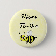 Mom-to-Bee Baby shower Mama Pin