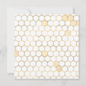 Mom to BEE Floral Baby Shower Invitation Kaart (Achterkant)