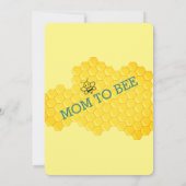 MOM TO BEE LIEF BABYSHOWER UITNODIGING (Achterkant)