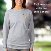 Mom-to-Bee T-shirt met lange mouwen