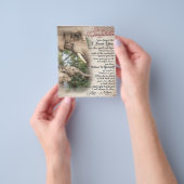 Mom To My Daughter Letter, Girl Birthday Gift Flyer (Hand)