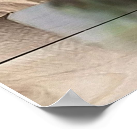 Mom To My Daughter Letter, Girl Birthday Gift Poster (Hoek)