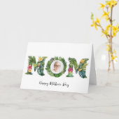 MOM Tropisch Afbeelding Lijst | MOEDERDAG Kaart (Gele Bloem)