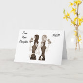 MOM VAN DE DOCHTER OP 40e Kaart (Gele Bloem)