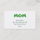 MOM Visitekaartjes Beach Seaglass Agates Contactkaartje (Achterkant)