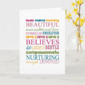 MOM, VRIEND, RELATIEF VOOR MOEDERDAG VOOR ALLE KAART (Gele Bloem)