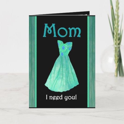 MOM - Walk Me Down The Aisle - Mint Green Gown (Voorkant)