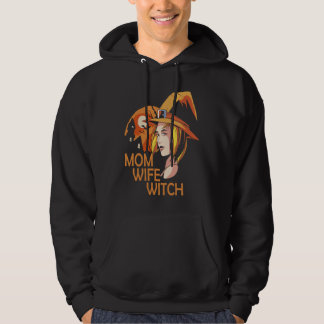 Mom Wife Witch Hoodie