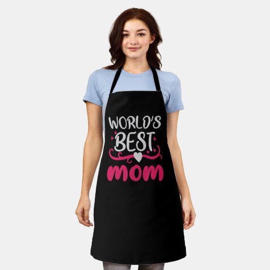 Mom - World's Best Mom Schort (Gedragen)