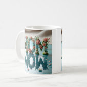 Mom Wow  Bloemen Koffiemok (Voorkant links)