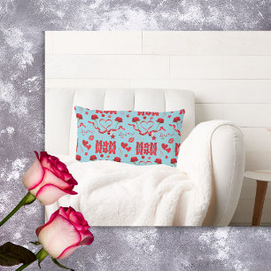 MOM/WOW: Een liefdesbrief in rood op blauw Kussen