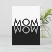 MOM Wow PERSONALIZED KAART (Staand voorkant)