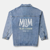 Mom, You Are a Blessing Denim Jacket for Women (Achterkant)