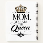 Mom you are the Queen Notitieboek (Achterkant)