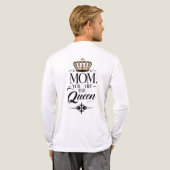 Mom you are the Queen Tri-Blend Shirt (Achterkant)