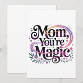 Mom, You’re Magic Kaart (Voorkant / Achterkant)