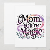 Mom, You’re Magic Kaart (Voorkant / Achterkant)