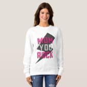 MOM YOU ROCK Sweatshirt – Moederdag cadeau (Voorkant volledig)