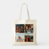 Mom You Were Right 4 Photo Collage Brush Script Tote Bag (Achterkant)