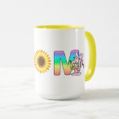 MOM Zonnebloemen en muizen Mok (Voorkant rechts)