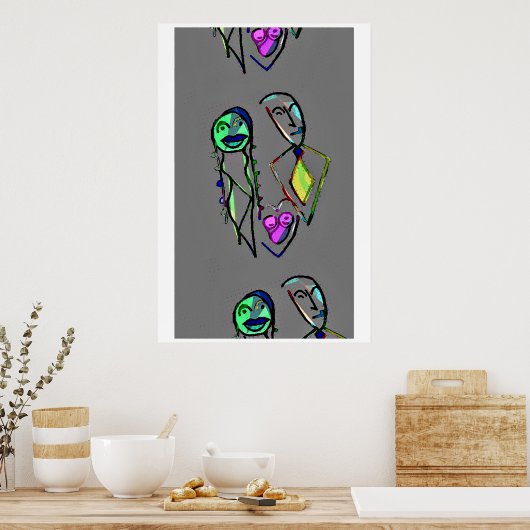 MoMa & Dada Poster (Keuken)