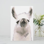 Moma Llama Briefpapier (Staand voorkant)