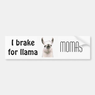 Moma Llama Bumpersticker