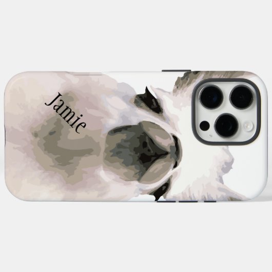 Moma Llama Case-Mate iPhone Case (Achterkant (horizontaal))