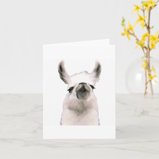 Moma Llama Kaart (Gele Bloem)