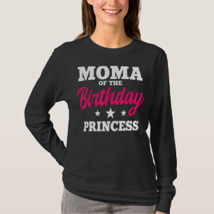 Moma van de verjaardag van de prinsespartij Bday C T-shirt