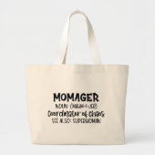 Momager Grote Tote Bag (Voorkant)
