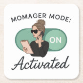 Momager-modus: geactiveerd stenen Onderzetter (Voorkant)