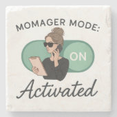 Momager-modus: geactiveerd stenen Onderzetter (Voorkant)