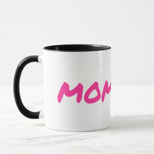 Momager voor Baas Lady Mam Momprenuer Mok (Links)