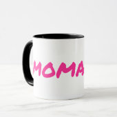 Momager voor Baas Lady Mam Momprenuer Mok (Voorkant links)