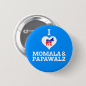 Momala & papaWalz Ronde Button 5,7 Cm (Voorkant /achterkant)