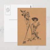 Moma's Black Crow Blues Briefkaart (Voorkant / Achterkant)