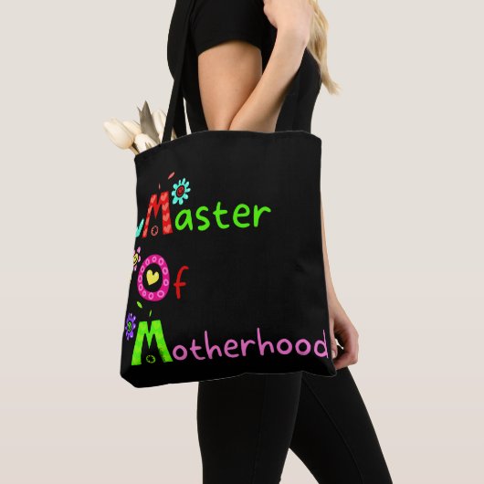 MOMASTER VAN MOEDERHOOD grappig moederdag Tote Bag (Dichtbij)