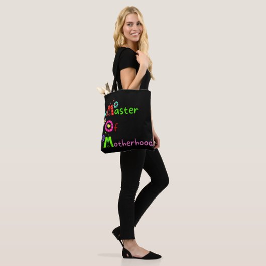 MOMASTER VAN MOEDERHOOD grappig moederdag Tote Bag (Op model)