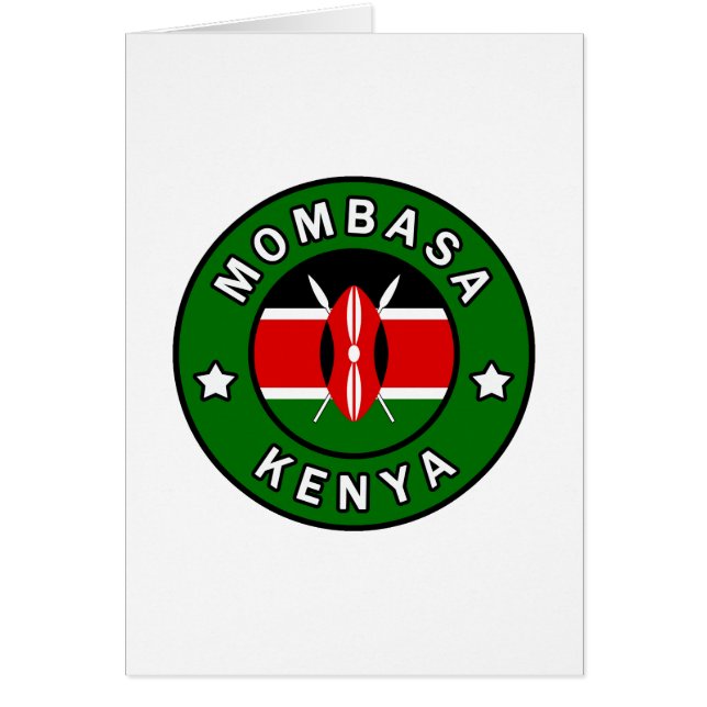 Mombasa Kenia (Voorkant)